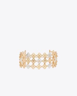 Tory Burch Forget Me Not Multi-Strand Bracelet - Multicolour