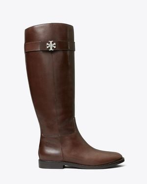 Tory Burch Turnlock Riding Boot - Brown