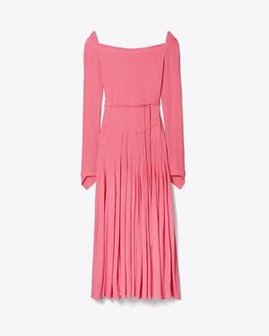 Tory Burch Viscose Jersey Dress - Pink
