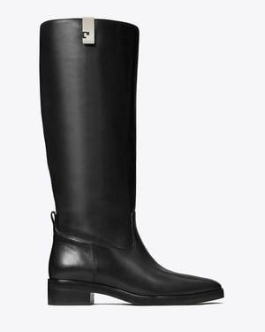 Tory Burch Money Clip Boot - Black