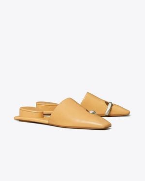 Tory Burch Pierced Mule - Metallic