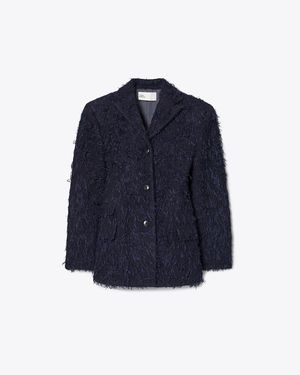 Tory Burch Wool Blazer - Blue