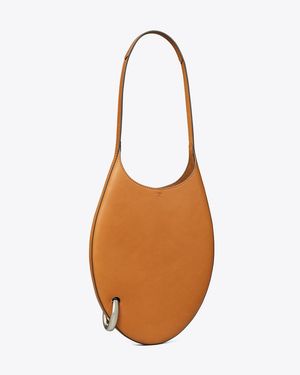 Tory Burch Small Pierced Bag, One Size - Brown