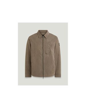 Belstaff Hauler Overshirt Col: Clay - Natural