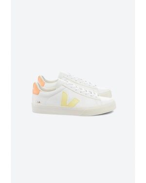 Veja And Sun Campo Chromefree Leather Sneakers - White