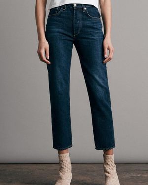 Rag & Bone Nina High-Rise Cigarette Jeans - Blue