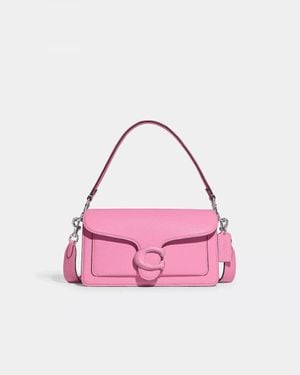 COACH Tabby 26 Pebble Leather Shoulder Bag , Col - Pink