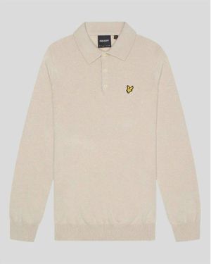 Lyle & Scott Polo De Manga Larga - Natural