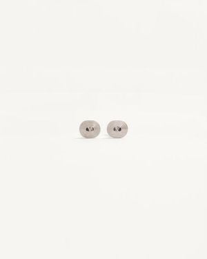 Valentino Garavani Ovalette Manschettenknöpfe Aus Metall Mann - Natur