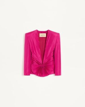 Valentino Taftjacke Frau - Pink