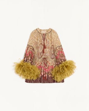 Valentino Garavani Pekin Voyage Imaginaire Paisley Top Frau - Mehrfarbig