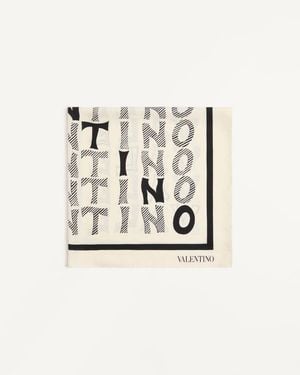 Valentino Garavani Le Fou De L'Archive Seidenschal Aus Dem Archiv Frau - Natur