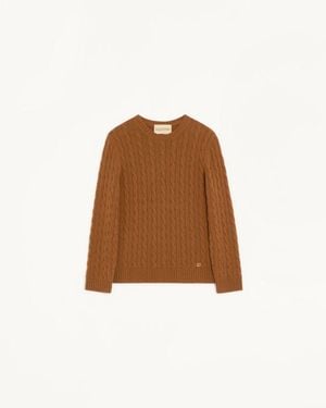 Valentino Pullover Aus Kaschmir Frau - Braun