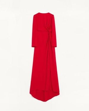 Valentino Langes Cady Couture Kleid Frau - Rot