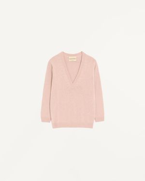 Valentino Pullover Aus Kaschmir Frau - Pink