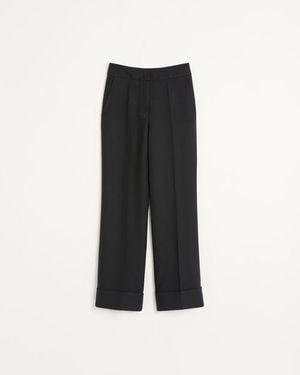 Valentino Hose Aus Crepe Couture Frau - Schwarz