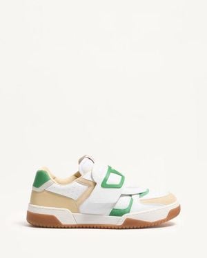 Valentino Garavani Joie De Jouer Low-Top-Sneaker Aus Nappakalbsleder Mann - Weiß