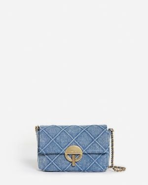 Vanessa Bruno Moyen Sac Moon Denim - Bleu