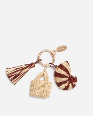 Vanessa Bruno Charm Nautilus En Raphia - Multicolore