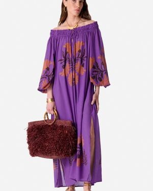 Vanessa Bruno Robe Longue Emelda - Violet