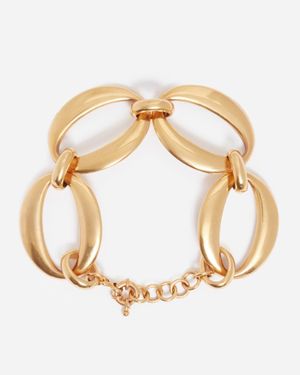 Vanessa Bruno Bracelet À Larges Maillons - Métallisé