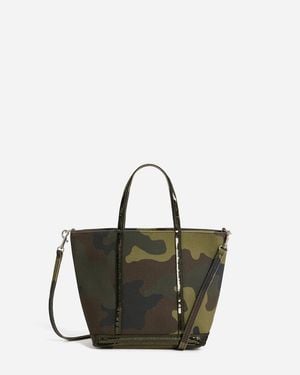 Vanessa Bruno Cabas Zippé En Toile - Vert