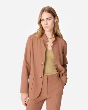 Vanessa Bruno Veste Courte Emea - Marron