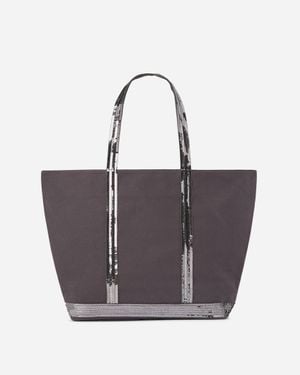 Vanessa Bruno Cabas Zippé En Toile - Violet