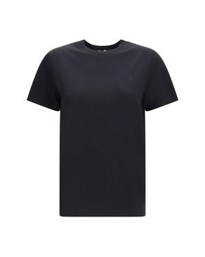 Balmain Embroidered Jersey T-Shirt - Black