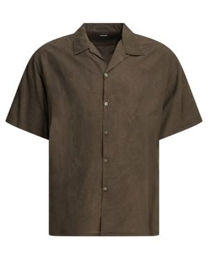 A.PRESSE "Natural Dyed" Casual Shirt - Green