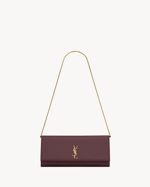 Saint Laurent "Kate" Small Clutch - Purple