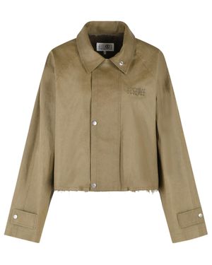 MM6 by Maison Margiela Cotton Jacket - Natural