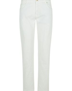 Eleventy Cotton Trousers - White