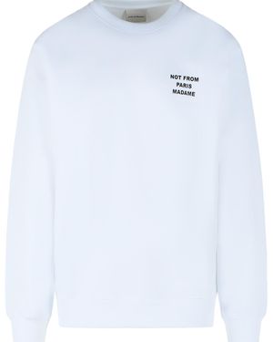 Drole de Monsieur Cotton Polo Shirt - White