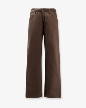 Stone Island Loose Fit Denim Jeans - Brown