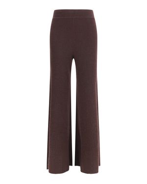 Loro Piana Camino Cashmere And Silk Trousers - Brown