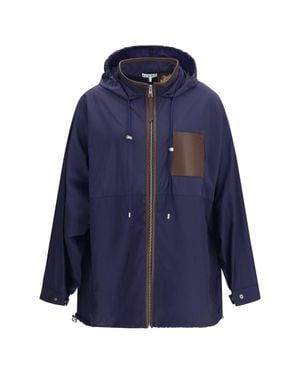 Loewe Hooded Technical Fabric Jacket X Paula's Ibiza - Blue