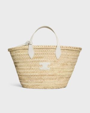 Celine Triomphe Panier Small Handbag - Metallic