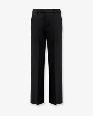 Valentino Virgin Wool Trousers - Black