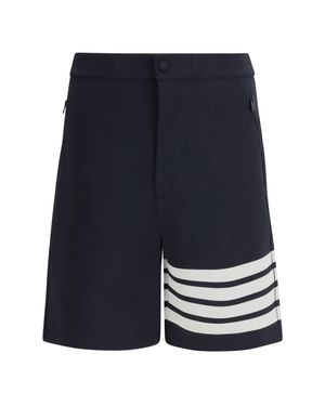 Thom Browne 4-Bar Technical Shorts - Blue