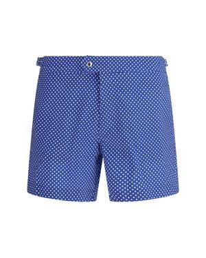 Tom Ford Polka Dot Swim Shorts - Blue