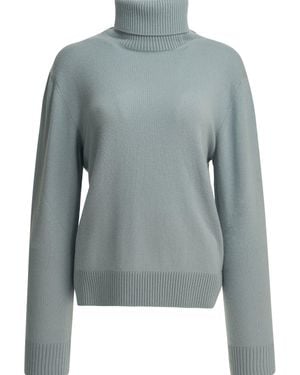 Semler Cashmere Turtleneck Jumper Light - Blue