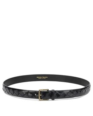 Officine Creative Oc Strip Leather Belt - White