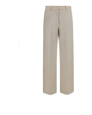 forte_forte Cotton Chino Trousers Seta - Grey