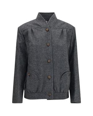 Blazé Milano Blazè Milano Coiba Herringbone Wool Blend Jacket - Grey