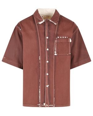 Marni Cotton Shirt - Red