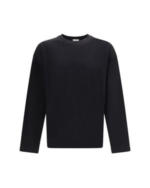 Dries Van Noten Crewneck Long Sleeve T-Shirt - Blue