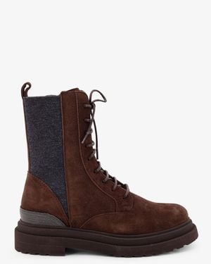 Brunello Cucinelli Suede Boots - Brown
