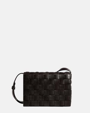 Bottega Veneta Orto Messenger Small Crossbody Bag - Black