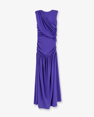 ACTUALEE Dress Draped - Purple